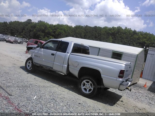 3B7HF13Z81G726834 - 2001 DODGE RAM 1500 SILVER photo 3