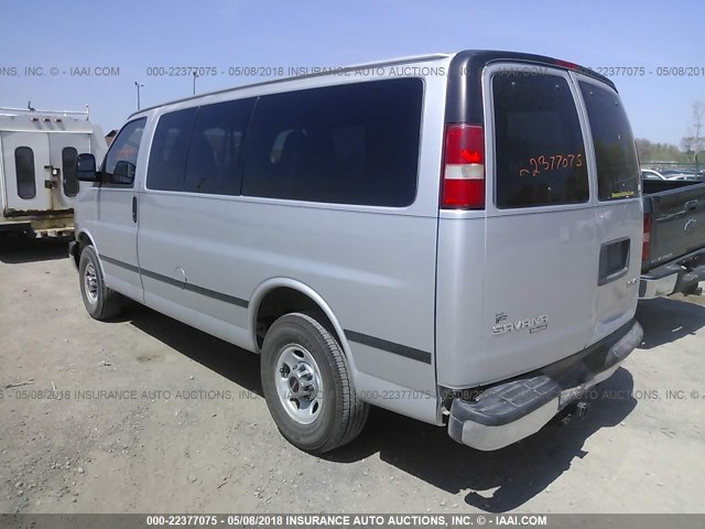 1GKZ7YFG0E1151237 - 2014 GMC SAVANA G3500 LT SILVER photo 3