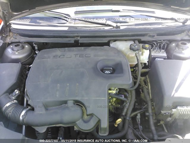 1G1ZA5EU1BF277682 - 2011 CHEVROLET MALIBU LS მუქი ყავისფერი ფოტო 10