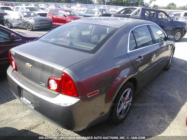 1G1ZA5EU1BF277682 - 2011 CHEVROLET MALIBU LS მუქი ყავისფერი ფოტო 4