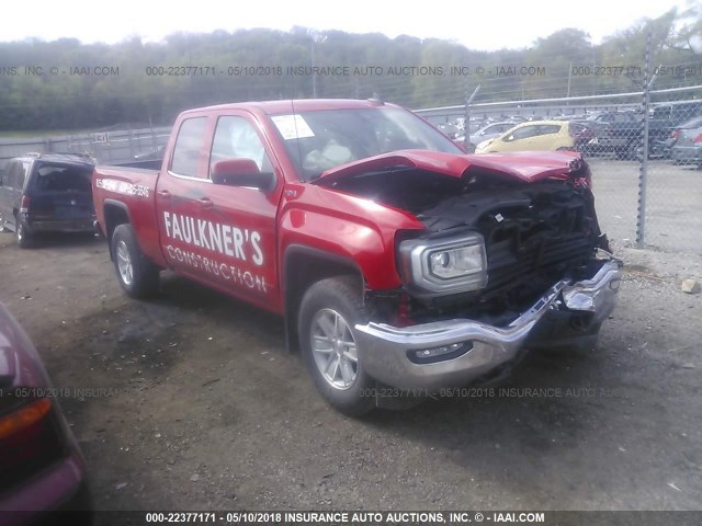 1GTV2MEHXHZ264064 - 2017 GMC SIERRA K1500 SLE RED photo 1