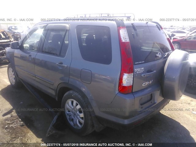 JHLRD78905C038893 - 2005 HONDA CR-V SE/EX GRAY photo 3