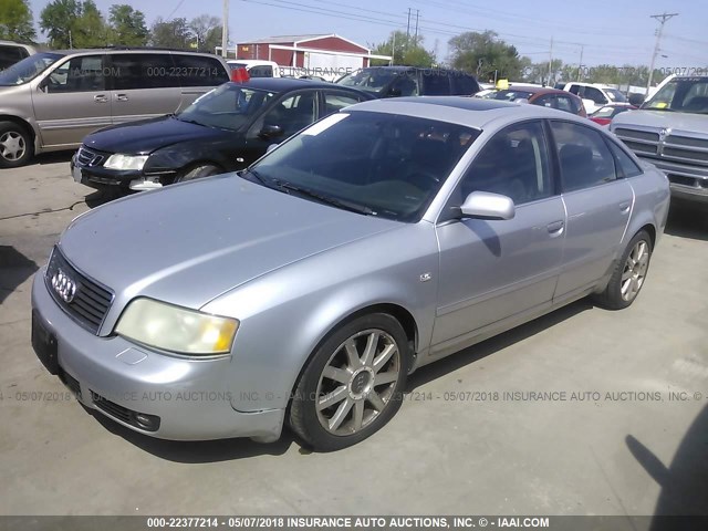 WAUCD64B34N104066 - 2004 AUDI A6 S-LINE QUATTRO SILVER photo 2