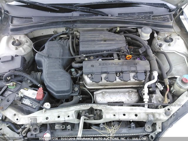 1HGES16365L028867 - 2005 HONDA CIVIC DX VP 银色 照片 10