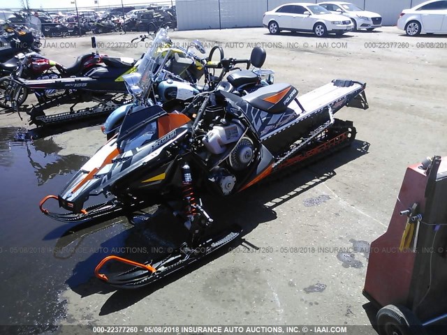 SN1CH8GS2FC540370 - 2015 POLARIS SNOWMOBILE BLACK photo 2