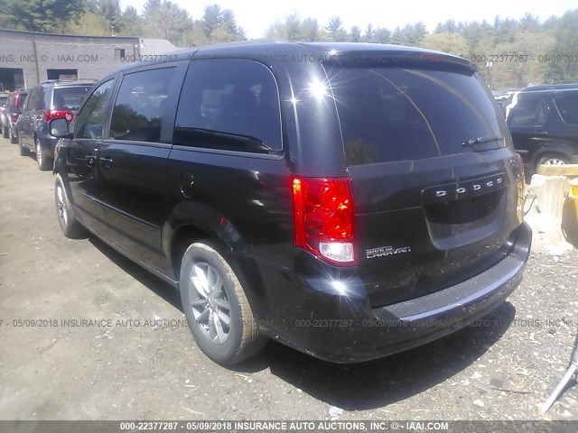 2C4RDGEG1ER376472 - 2014 DODGE GRAND CARAVAN R/T BLACK photo 3