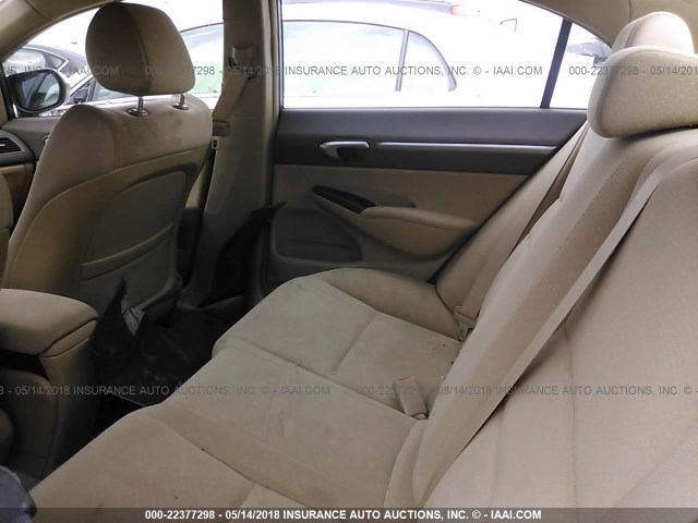 JHMFA36288S025275 - 2008 HONDA CIVIC HYBRID TAN photo 8