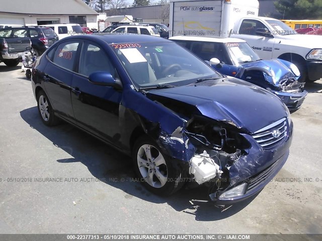 KMHDU4AD7AU872275 - 2010 HYUNDAI ELANTRA BLUE/GLS/SE BLUE photo 1