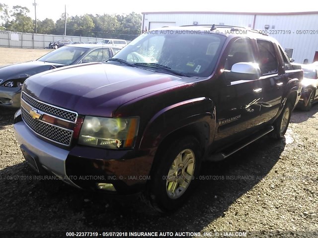 3GNEC12048G298261 - 2008 CHEVROLET AVALANCHE C1500 MAROON photo 2