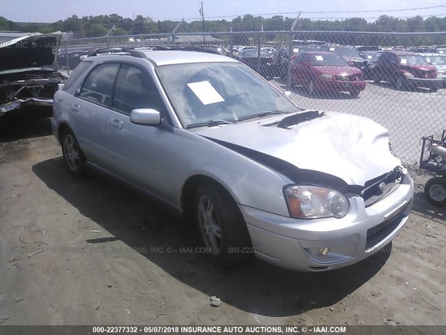 JF1GG29664G806828 - 2004 SUBARU IMPREZA WRX SILVER photo 1