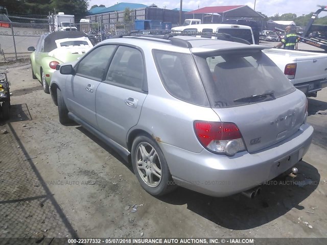 JF1GG29664G806828 - 2004 SUBARU IMPREZA WRX SILVER photo 3