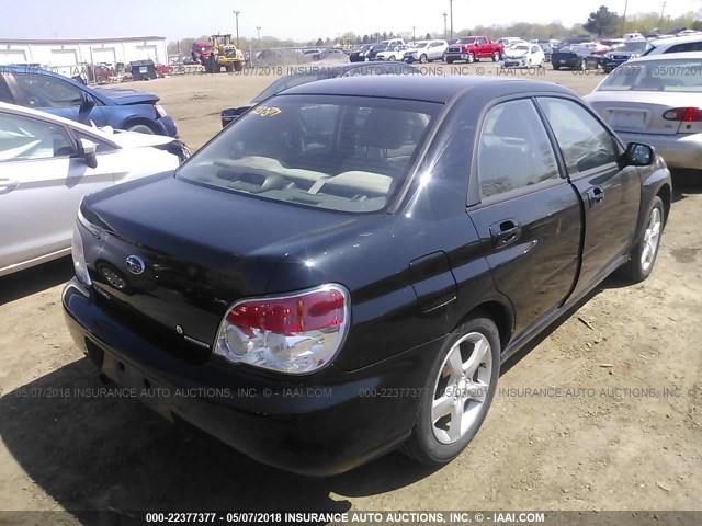 JF1GD61687H506959 - 2007 SUBARU IMPREZA 2.5I BLACK photo 4