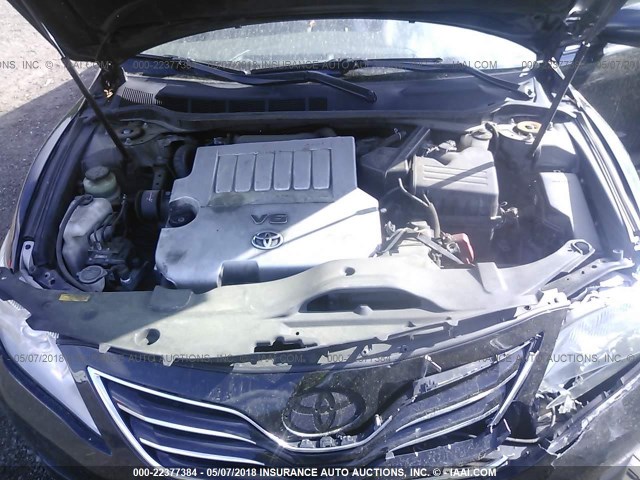 4T1BK3EK8AU112355 - 2010 TOYOTA CAMRY SE/LE/XLE BLACK photo 10