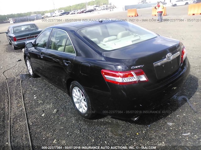 4T1BK3EK8AU112355 - 2010 TOYOTA CAMRY SE/LE/XLE BLACK photo 3