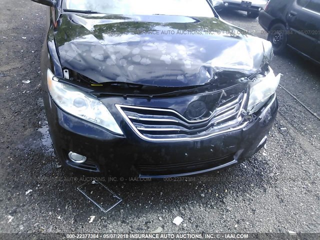 4T1BK3EK8AU112355 - 2010 TOYOTA CAMRY SE/LE/XLE BLACK photo 6