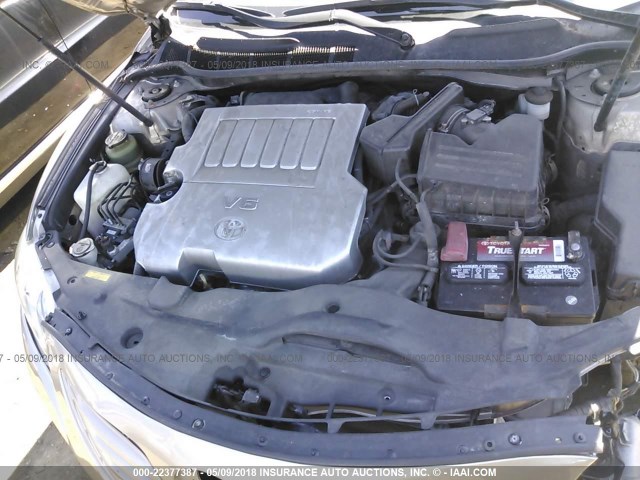 4T1BK46K87U052834 - 2007 TOYOTA CAMRY NEW GENERAT LE/XLE/SE GOLD photo 10