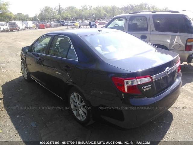 4T1BD1FK9DU066889 - 2013 TOYOTA CAMRY HYBRID/LE/XLE 黑色 照片 3