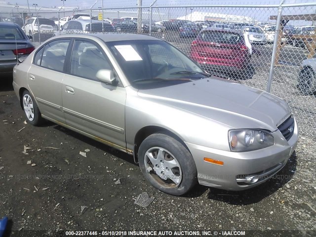 KMHDN46D15U067108 - 2005 HYUNDAI ELANTRA GLS/GT BEIGE photo 1