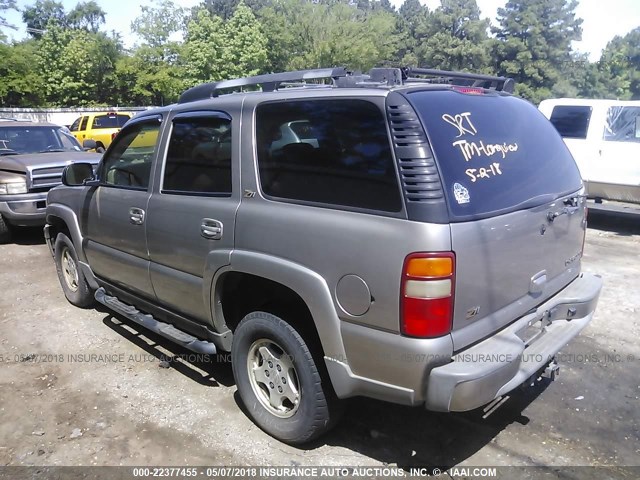 1GNEK13Z73R153062 - 2003 CHEVROLET TAHOE K1500 TAN photo 3