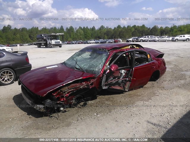 1G4HR54K73U187375 - 2003 BUICK LESABRE LIMITED RED photo 2