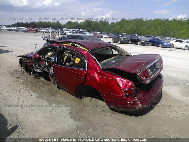 1G4HR54K73U187375 - 2003 BUICK LESABRE LIMITED RED photo 3