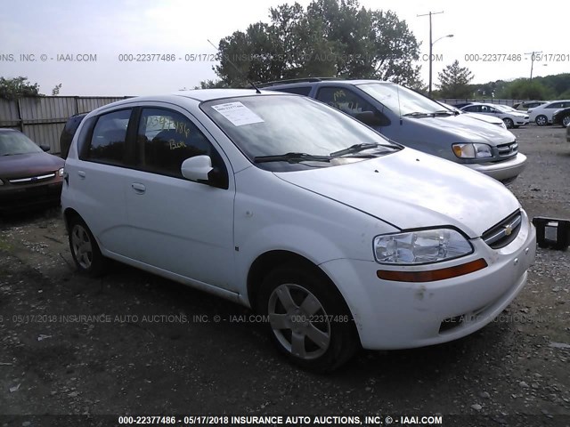 KL1TD66698B247931 - 2008 CHEVROLET AVEO LS WHITE photo 1