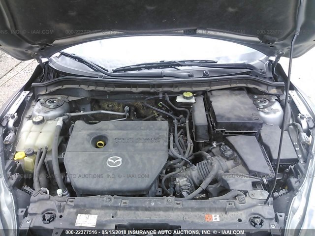 JM1BL1H56A1238498 - 2010 MAZDA 3 S GRAY photo 10