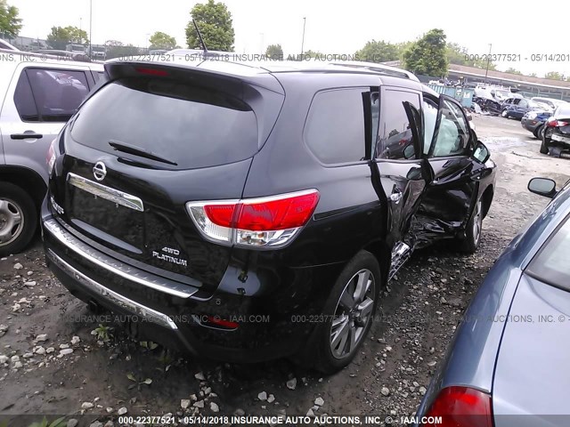 5N1AR2MM3GC651629 - 2016 NISSAN PATHFINDER S/SV/SL/PLATINUM 黑色 照片 4