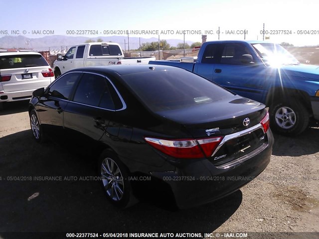 4T4BF1FK0GR579694 - 2016 TOYOTA CAMRY LE/XLE/SE/XSE Noir photo 3
