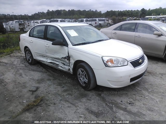 1G1ZS58FX7F261305 - 2007 CHEVROLET MALIBU LS 白色 照片 1
