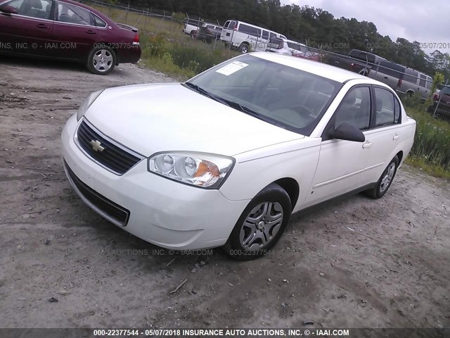 1G1ZS58FX7F261305 - 2007 CHEVROLET MALIBU LS 白色 照片 2