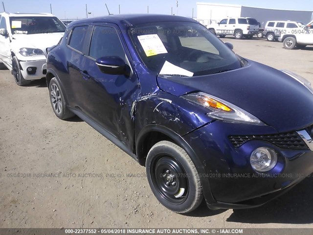 JN8AF5MR2HT700884 - 2017 NISSAN JUKE S/SV/SL/NISMO Dark Blue photo 6