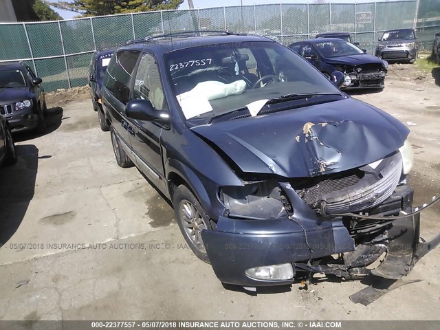 2C8GP64L91R339623 - 2001 CHRYSLER TOWN & COUNTRY LIMITED GRAY photo 1