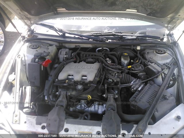 1G2WK52J72F238925 - 2002 PONTIAC GRAND PRIX SE 银色 照片 10