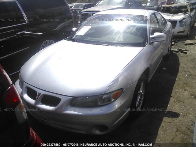 1G2WK52J72F238925 - 2002 PONTIAC GRAND PRIX SE SILVER photo 2