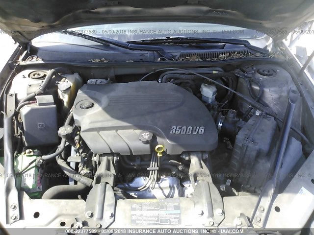 2G1WJ15K379131634 - 2007 CHEVROLET MONTE CARLO LS ოქროსფერი ფოტო 10
