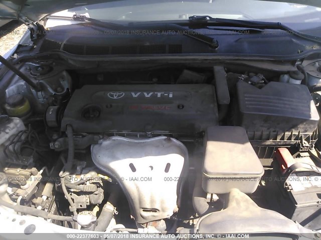 4T1BE46K68U762050 - 2008 TOYOTA CAMRY CE/LE/XLE/SE Light Blue photo 10