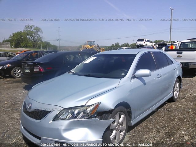 4T1BE46K68U762050 - 2008 TOYOTA CAMRY CE/LE/XLE/SE Light Blue photo 2