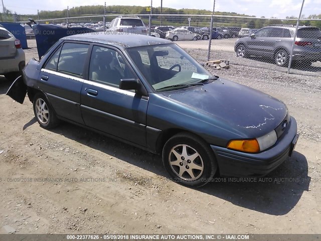 3FASP13J6SR139685 - 1995 FORD ESCORT LX/SPORT TURQUOISE photo 1