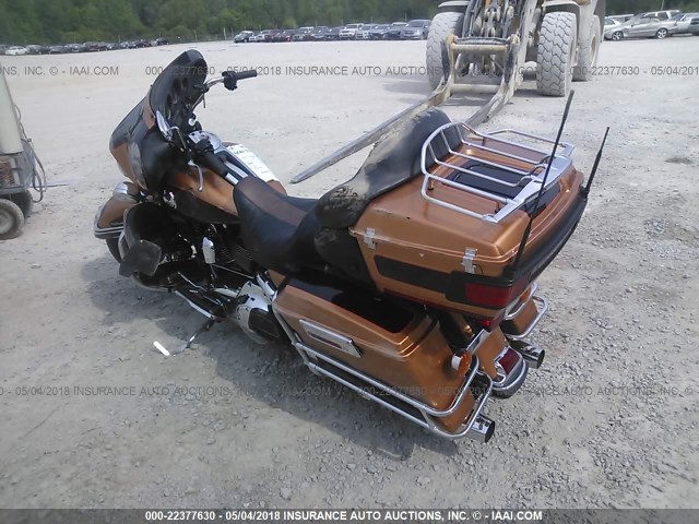 1HD1FC4548Y652321 - 2008 HARLEY-DAVIDSON FLHTCUI 105TH ANNIVERSARY EDITION ORANGE photo 3