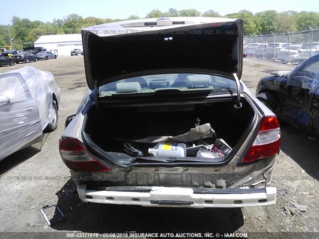 4T1BE30K63U159367 - 2003 TOYOTA CAMRY LE/XLE/SE 金色 照片 6