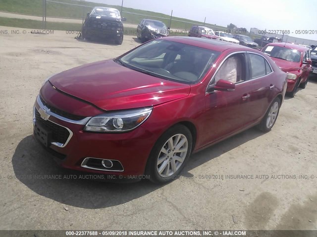 1G11H5SL4EF257046 - 2014 CHEVROLET MALIBU LTZ 红色 照片 2