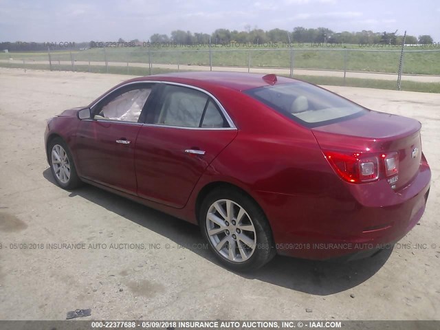 1G11H5SL4EF257046 - 2014 CHEVROLET MALIBU LTZ 红色 照片 3