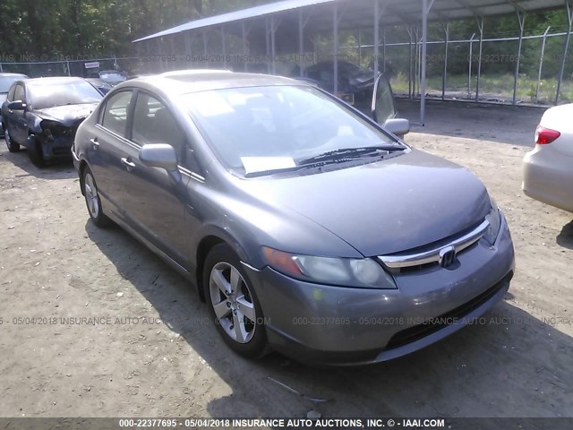 2HGFA16928H502178 - 2008 HONDA CIVIC EXL GRAY photo 1