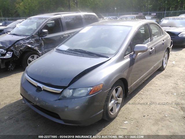 2HGFA16928H502178 - 2008 HONDA CIVIC EXL 灰色 照片 2