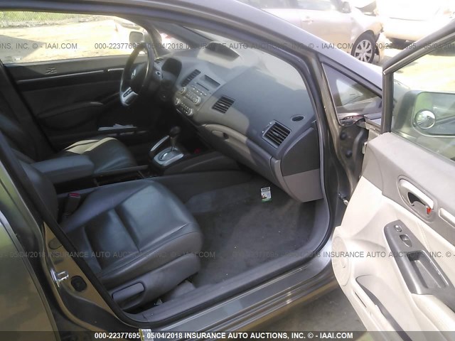 2HGFA16928H502178 - 2008 HONDA CIVIC EXL 灰色 照片 5