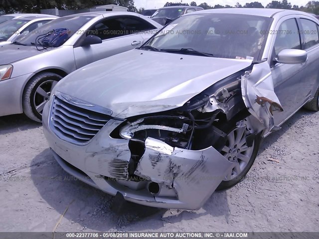 1C3CCBBG0CN101576 - 2012 CHRYSLER 200 TOURING SILVER photo 6