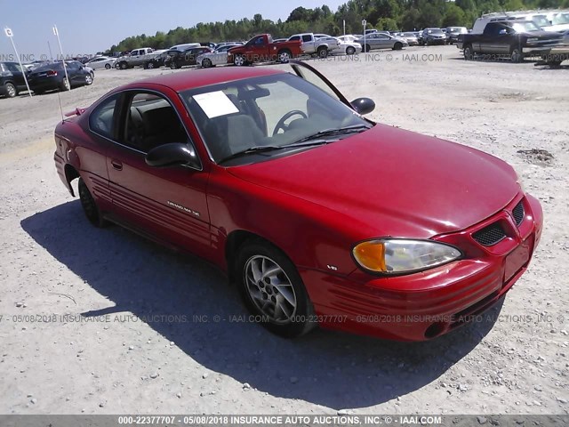 1G2NF12E12C199178 - 2002 PONTIAC GRAND AM SE1 RED photo 1