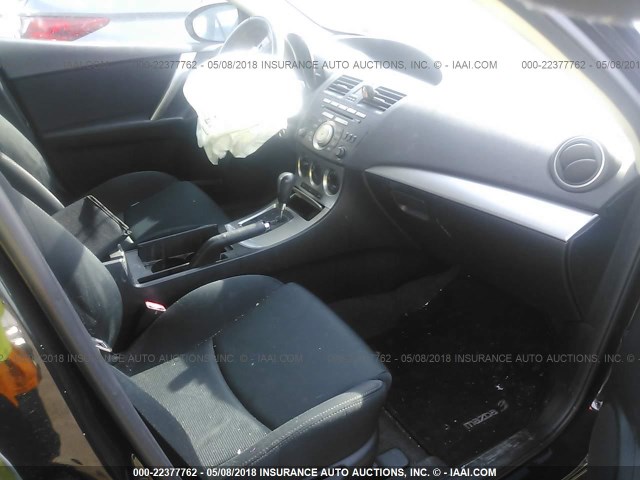 JM1BL1H59A1323562 - 2010 MAZDA 3 S BLACK photo 5