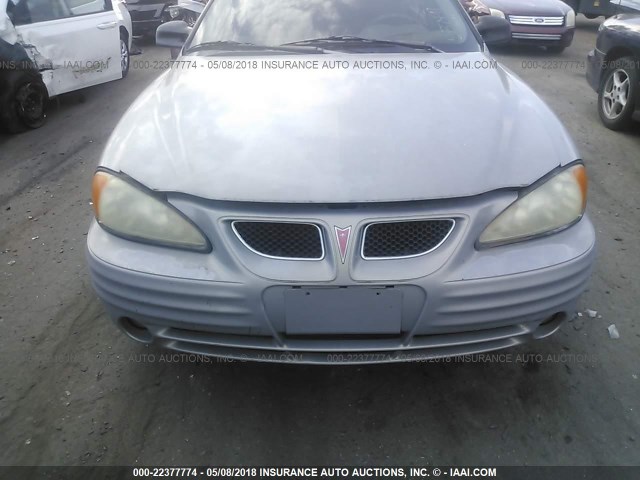 1G2NG52E7YC537499 - 2000 PONTIAC GRAND AM SE2 SILVER photo 6